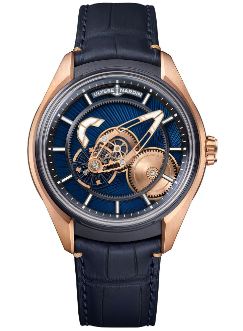 Ulysse Nardin Freak [X Gold Enamel] 2305-270LE-3AE-BLUE/1A Replica Watch